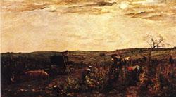 Charles-Francois Daubigny The Grape Harvest in Burgundy Sweden oil painting art